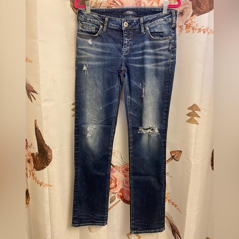Size 30 silver jeans “Berkley” straight​​​